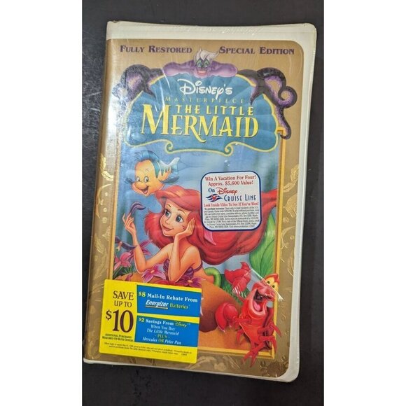 Disney's The Little Mermaid VHS Tape - Fully Restored Special Edition sealed - Picture 1 of 7
